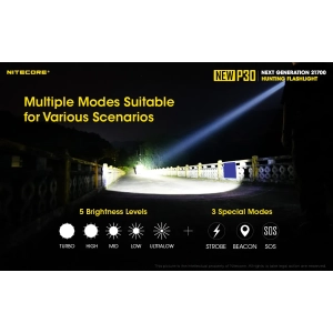 NiteCore P30 + NL2150R Battery + USB Cable