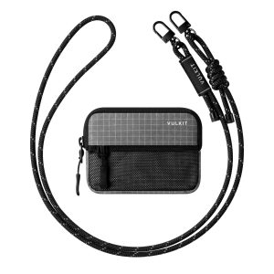 VULKIT -  VW152 RFID Blocking Coin Purse - Grey