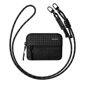 VULKIT -  VW152 RFID Blocking Coin Purse - Black
