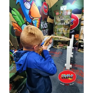 Elastic Driven Wooden Crossbow - KIDS HUNT STUFF